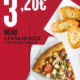 MENU 1 FATIA PIZZA 3.20€. Pizza Hut Portugal