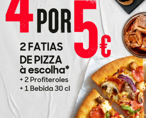 4 POR 5€. Pizza Hut Portugal