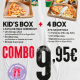 COMBO 9,95€ - KID´S BOX+ 4 BOX. Pizza Hut Portugal