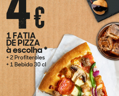 MENU 1 FATIA DE PIZZA 4€. Pizza Hut Portugal