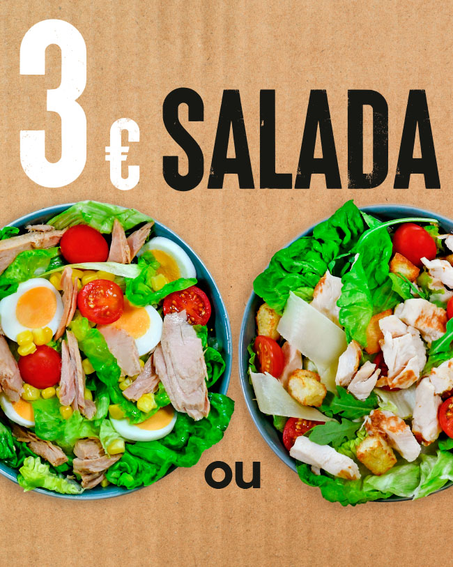 3€ SALADA. Pizza Hut Portugal
